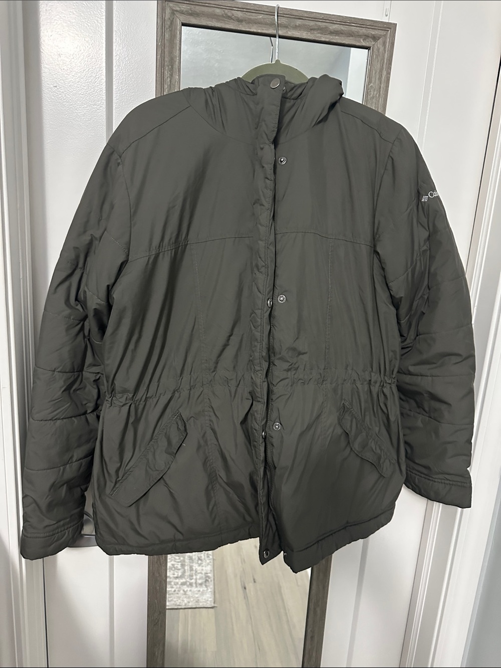 Columbia Olive Green Hooded Jacket